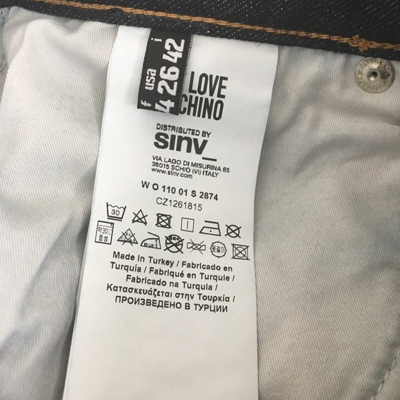 Love Moschino Guitar Embroidered Festival Dark Denim Shorts - Picture 5 of 7